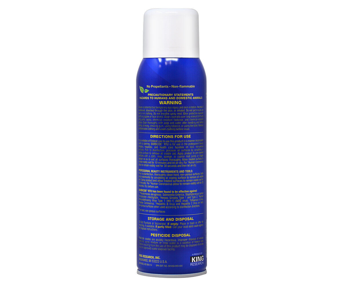 King Research Barbicide Ready to Use (Rtu) 15oz