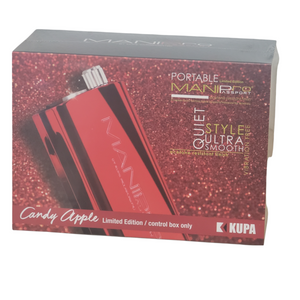 Kupa Passport Manipro Nail File Drill Candy Apple Red & Handpiece K-60