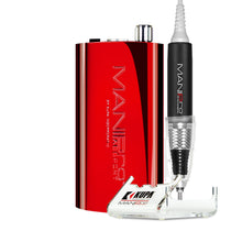 Load image into Gallery viewer, Kupa Passport Manipro Nail File Drill Candy Apple Red &amp; Handpiece K-60