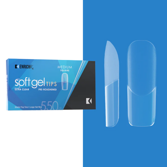 Kupa EnrichRx Soft Gel Tip 550 tips Square Medium