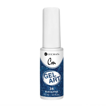 Lechat CM Gel Nail Art -Blue Glitter #CMG34