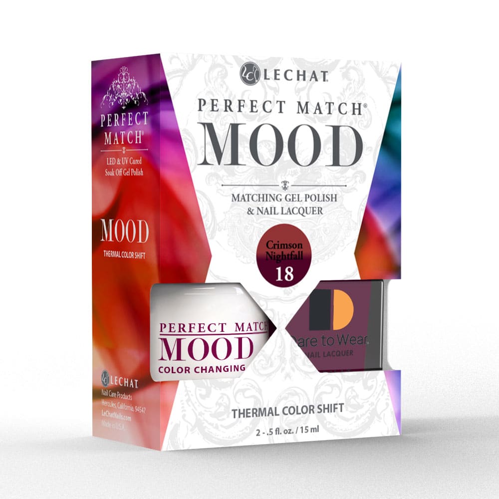Lechat Perfect Match Mood Changing Color Duo Crimson Nightfall #PMMDS18