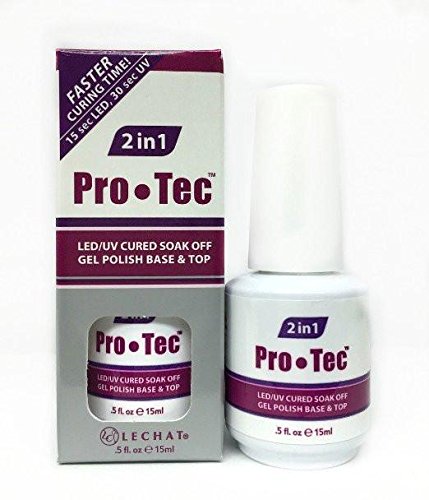 Lechat Pro Tec Led/uv Cured Soak Off Gel Polish Base & Top #PTGBT2