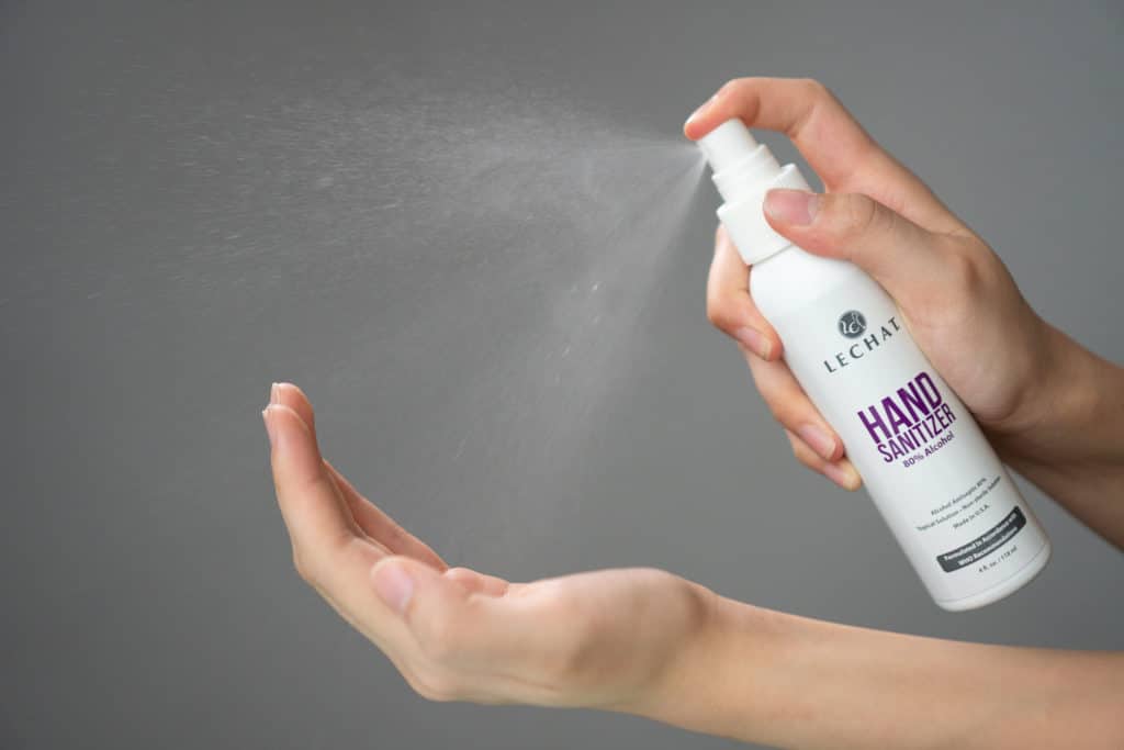 LeChat Hand Sanitizer Alcohol Antiseptic 80% #LCHS08E