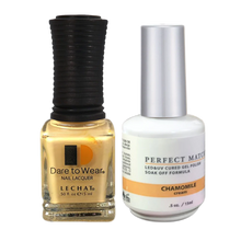Load image into Gallery viewer, Lechat Perfect Match Duo Gel &amp; Lacquer Chamomile PMS 226