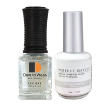Load image into Gallery viewer, Lechat Perfect Match Duo Gel &amp; Lacquer Crescent Halo PMS 219