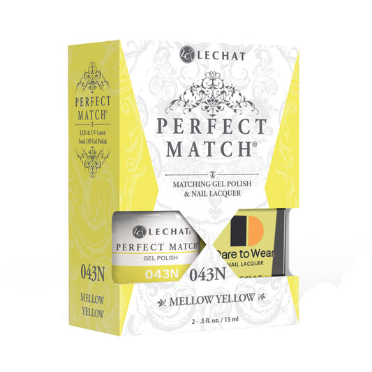 Lechat Perfect match Duo Gel & Lacquer Mellow Yellow PMS043N