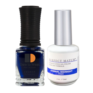 Lechat Perfect Match Duo Gel & Lacquer Eternal Midnight  #222