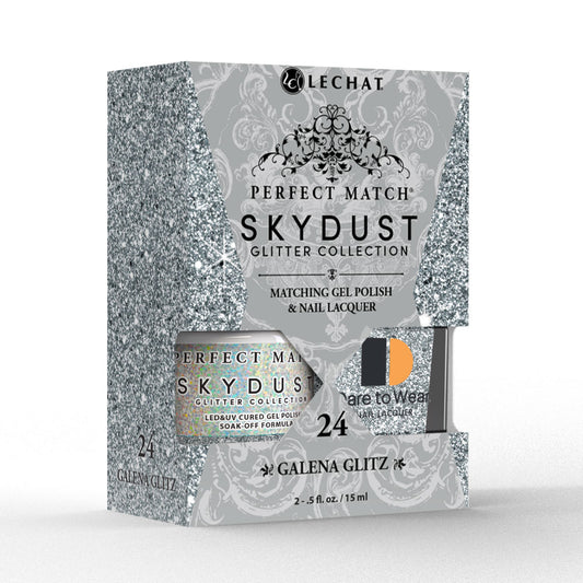 Lechat Perfect match Gel & Lacquer Sky Dust Galena Glitz SDMS24