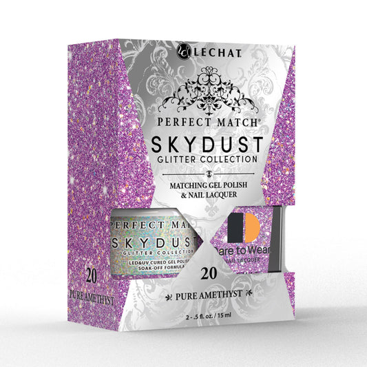 Lechat Perfect match Gel & Lacquer Sky Dust Pure Amethyst SDMS20
