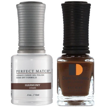Load image into Gallery viewer, Lechat Perfect Match Duo Gel &amp; Lacquer Harmony PMS 206