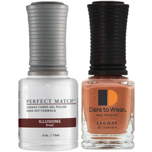 Load image into Gallery viewer, Lechat Perfect Match Duo Gel &amp; Lacquer Illuminate PMS 218