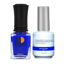 Load image into Gallery viewer, Lechat Perfect Match Duo Gel &amp; Lacquer Into The Deep PMS 156