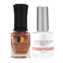 Load image into Gallery viewer, Lechat Perfect Match Duo Gel &amp; Lacquer Lunar Love PMS 217