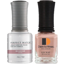 Load image into Gallery viewer, Lechat Perfect match Duo Gel &amp; Lacquer Mi amour PMS 110