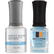 Load image into Gallery viewer, Lechat Perfect Match Duo Gel &amp; Lacquer Moonstone PMS 221