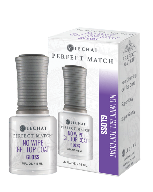 Lechat Perfect Match Perfect Match No-Wipe Gel Top Coat 0.5 oz PMGTC