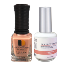 Load image into Gallery viewer, Lechat Perfect Match Duo Gel &amp; Lacquer Tea Party PMS 225