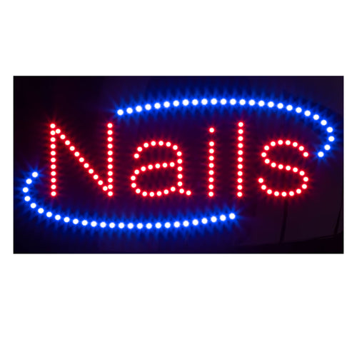 LED Sign store NAILS #LED27