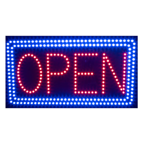 LED Sign store OPEN Double line #LED24