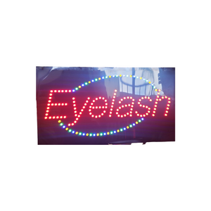 LED Sign store EYELASH  Square #LED29