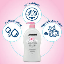 Load image into Gallery viewer, Lover&#39;s Care Goat&#39;s Milk Shower Cream Cherry Blossom 1200 mL. 40.7 oz #234US