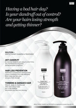 Load image into Gallery viewer, Marum Gentle Therapy Shampoo Treatment (750ml) for Hair losing
