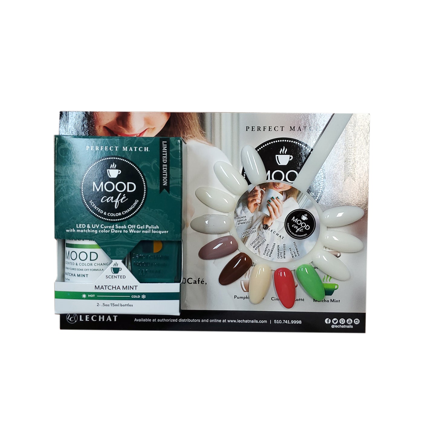 Perfect Match Mood Cafe Set 6 Colors #PMMC01-Beauty Zone Nail Supply