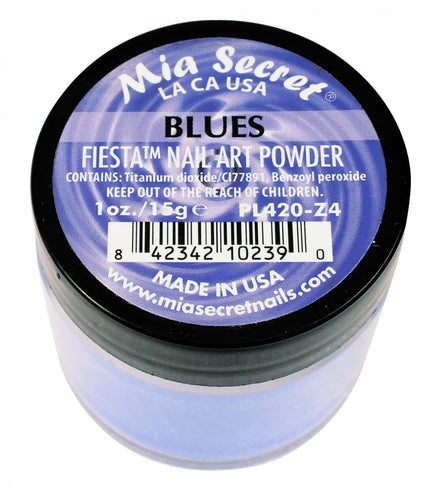 Mia Secret -  Blue Fiesta Acrylic Powder 1 oz - #PL420-Z4