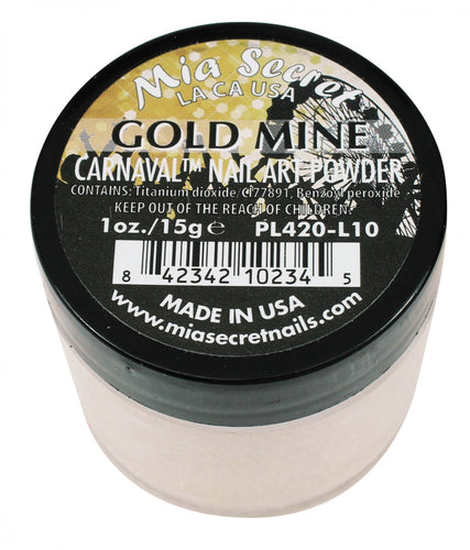 Mia Secret - Gold Mine Carnaval Acrylic Powder 1 oz - #PL420-L10