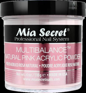 Mia Secret - Multibalance Naturail Pink Acryilic Powder 1 oz - #PL420-NB