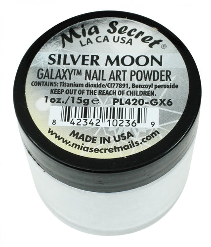 Mia Secret - Silver Moon Galaxi Acrylic Powder 1 oz - #PL420-GX6