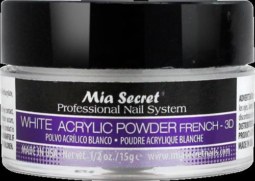 Mia Secret - White Acrylic Powder 1 oz - #PL420-W
