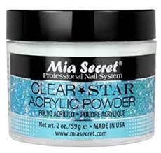 Mia Secret - Clear Star Powder 2 oz - #PL430C-star