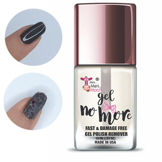 Mini Mani Moo Gel No More Gel polish Remover 0.33 oz - made in USA