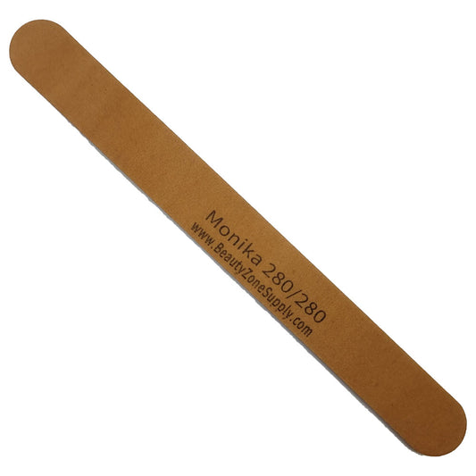 Monika Nail File 7" 280/280 Mylar-Beauty Zone Nail Supply