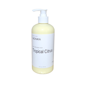 Monika Massage Lotion Tropical Citrus 16 oz