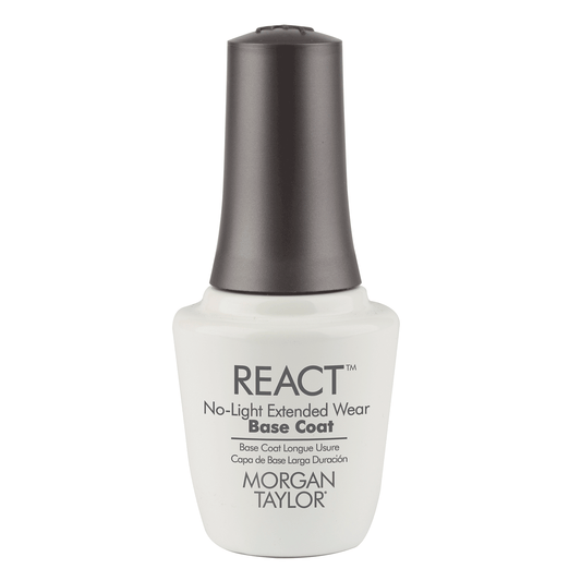 Morgan Taylor React No-Light Extended Wear Base Coat 0.5oz/ 15mL 51005