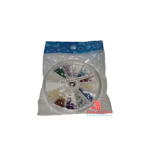 N12 Nail Art Rhinestones Wheel