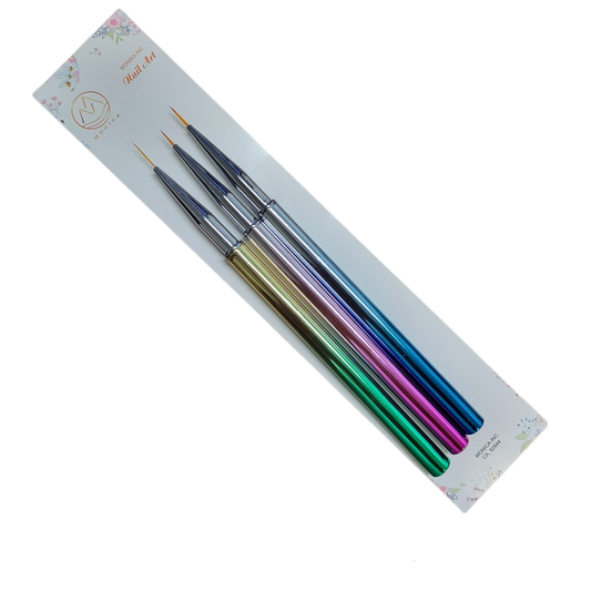 Nail Art Brush set 3 pcs GB09