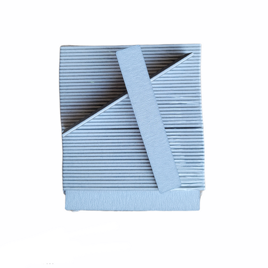 Monika Nail File Jumbo Zebra Grit 180/180 Pack 50 pcs USA #F081