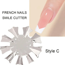Load image into Gallery viewer, Nail Art Edge Trimmer Easy French Cutter Nail Art Acrylic Tool Kit #C