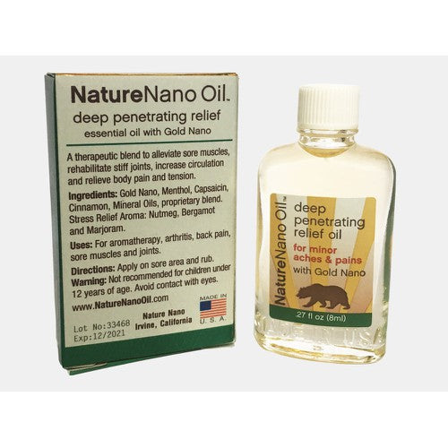 NaNo Oil Nature Nano oil Dầu Nóng Con Gấu .27 fl oz  8ml