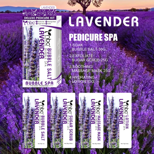 NBC Bubble World 4 in 1 Spa Calming Lavender Case 50pack