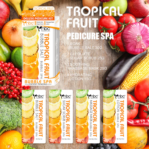 NBC Bubble World 4 in 1 Spa Tropical Fruit Case 50pack