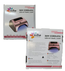 Nitro Nail Gel LED/UV Lamp 36 w Cordless-Beauty Zone Nail Supply