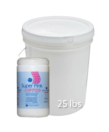 NP 700 Acrylic Nail Powder Super Pink Pail 25 lbs