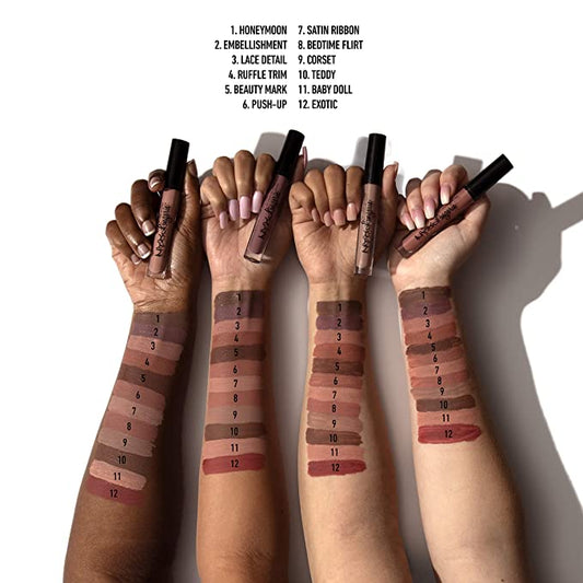 NYX Lip Lingerie Liquid Lipstick LIPLI10  Teddy