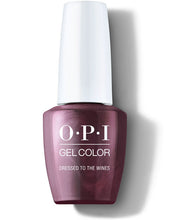 Load image into Gallery viewer, OPI Gel Polish Dressed to the Wines 0.5 oz #HPM04