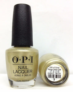 OPI Nail Lacquer Gift Of Gold Never Gets Old 0.6 oz #HRJ12 ds